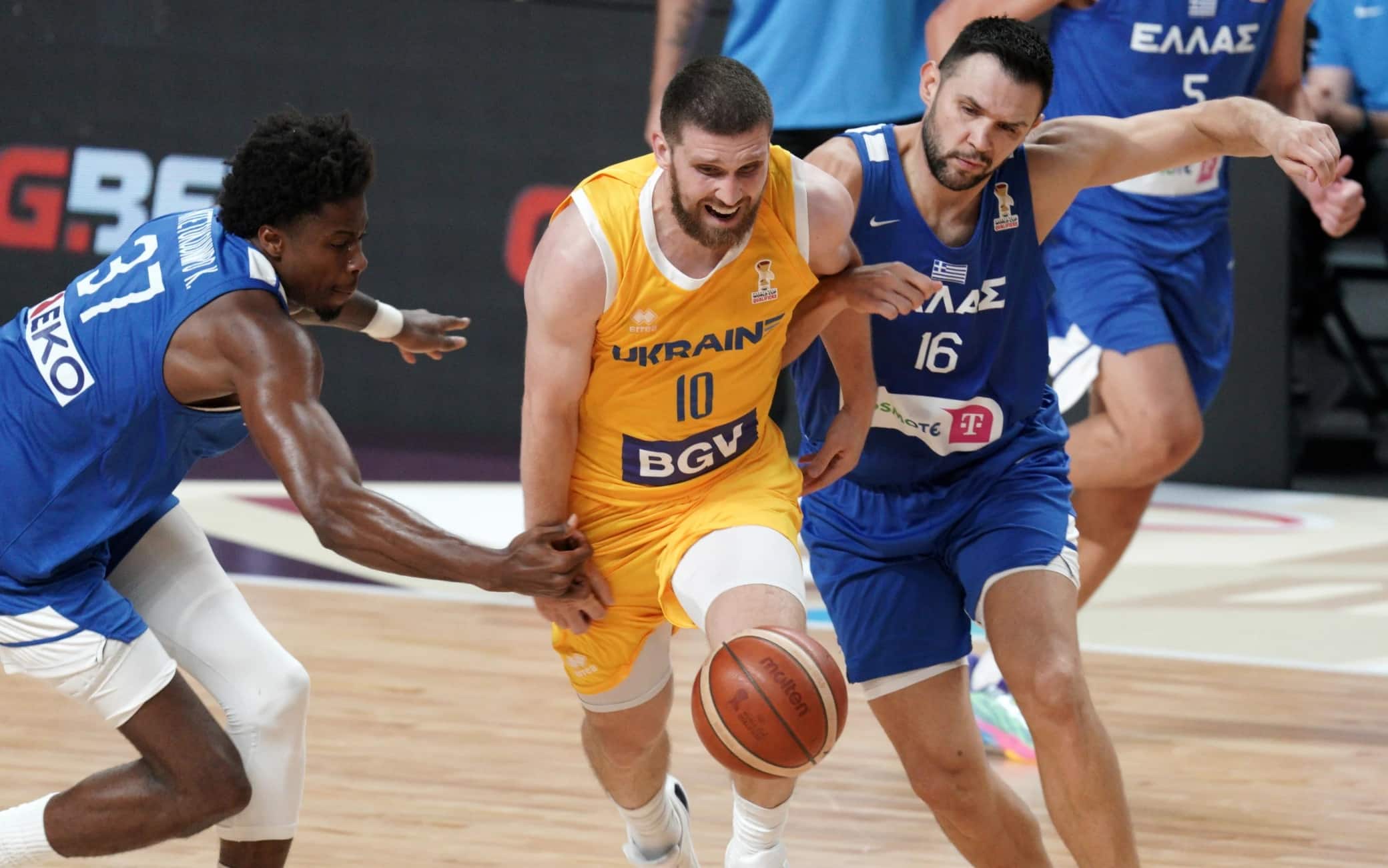 La Grecia senza Giannis ko con l'Ucraina: Mondiali a serio rischio