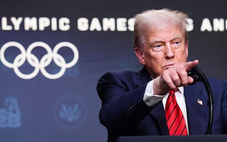Olimpiadi, Trump potrebbe essere a Milano per la finale dell'hockey su ghiaccio 