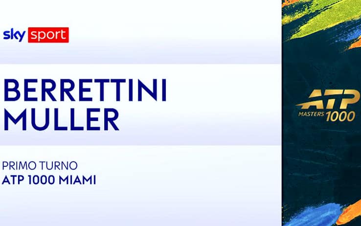Berrettini-Muller: highlights Atp Miami