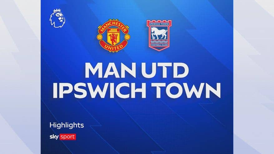 Manchester United-Ipswich 5-2: gol e highlights