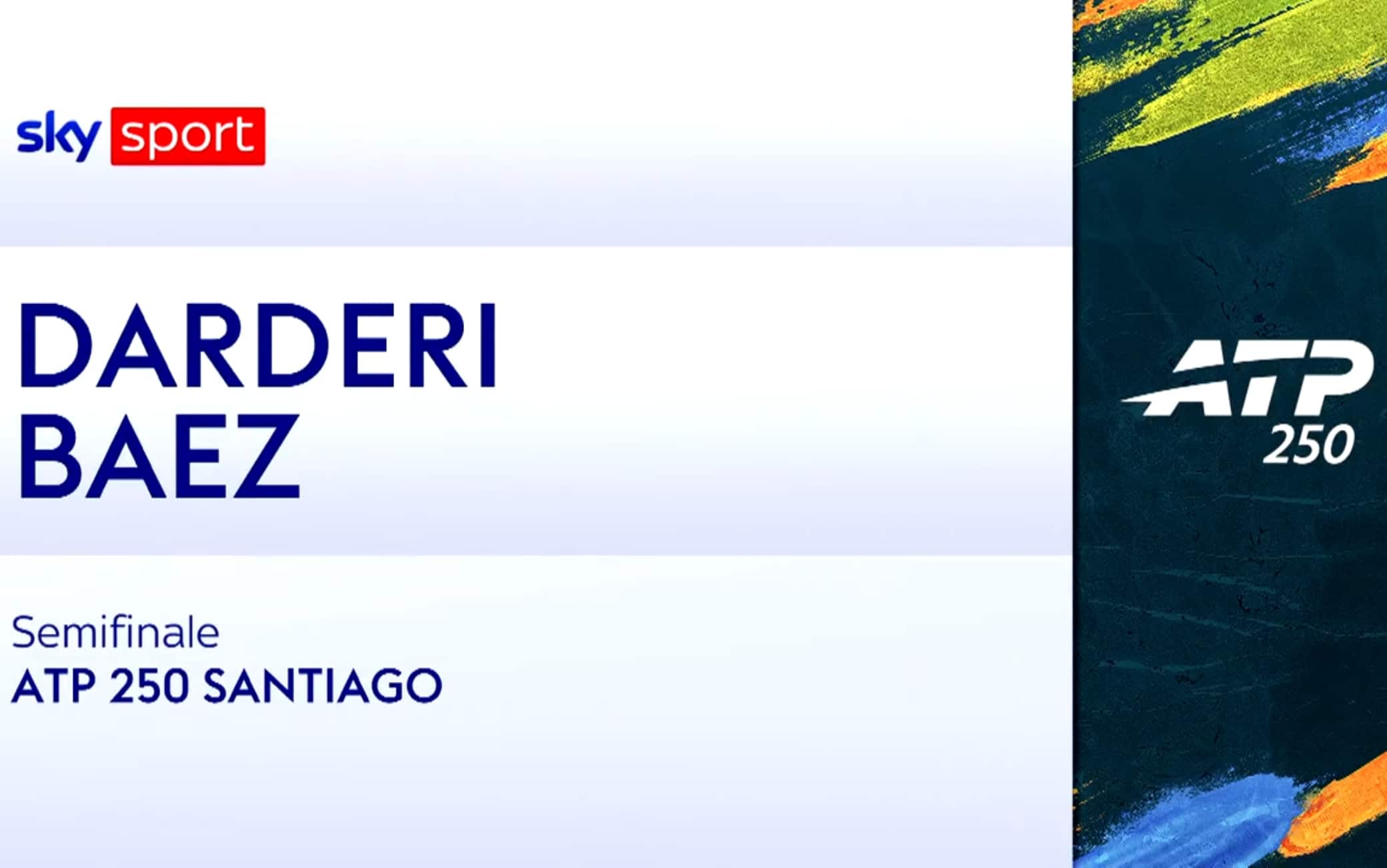 Darderi-Baez: highlights Atp Santiago
