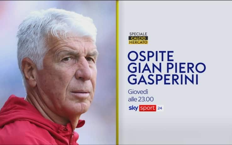 Gasperini (Roma) ospite di 'Speciale Calciomercato' su Sky Sport