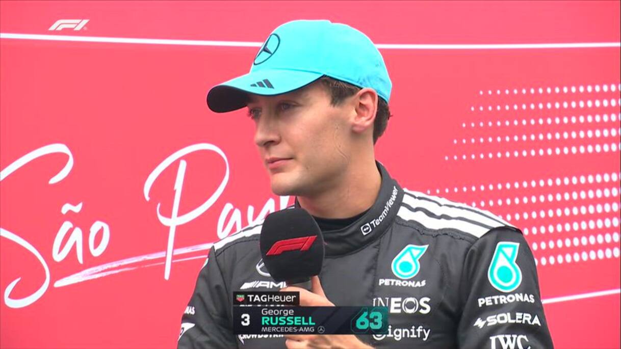 Russell: 'La temeperatura bassa è ottima per noi' | Video Sky Sport
