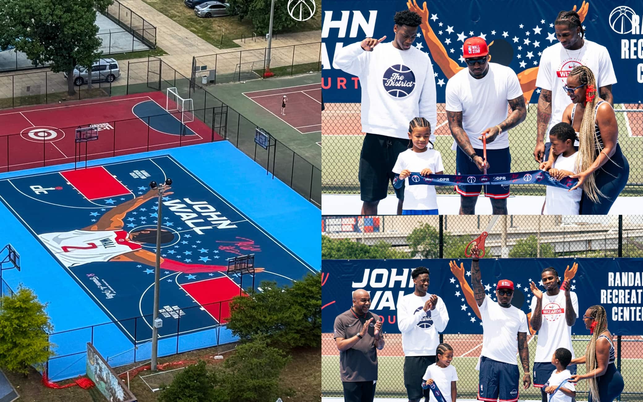 NBA, Washington dedica un nuovo playground al grande ex degli Wizards John Wall. VIDEO
