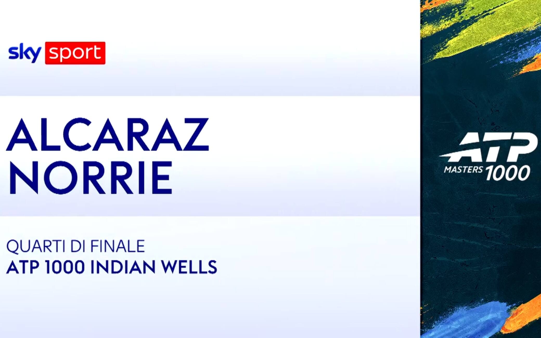 Alcaraz-Norrie: highlights Atp Indian Wells
