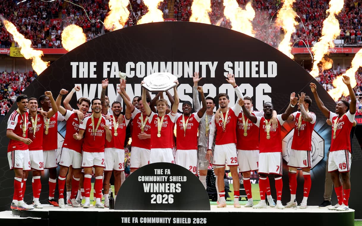 Arsenal-Manchester City 3-0, Community Shield ai Gunners: anche Calafiori in gol