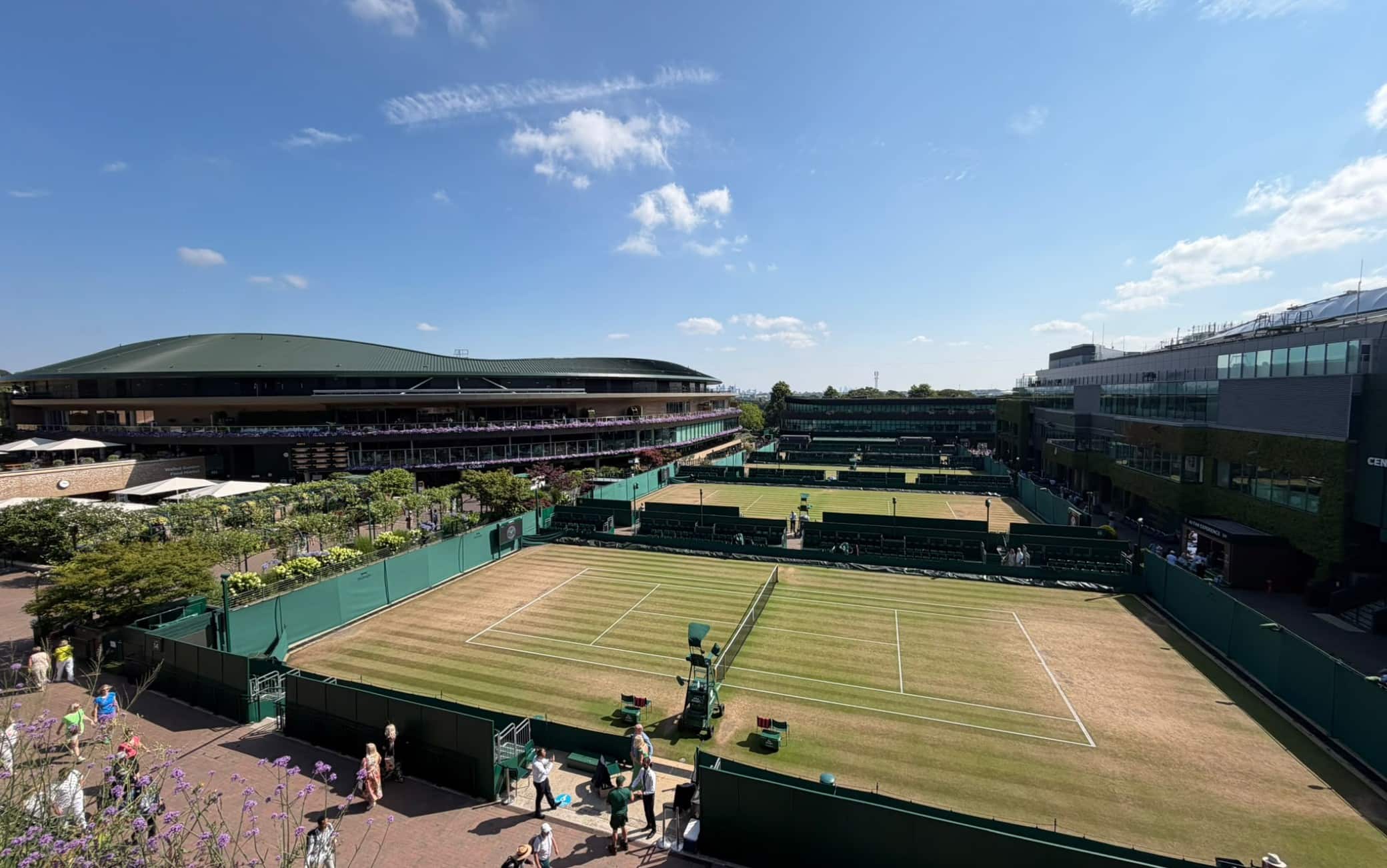 Primo Wimbledon senza poggia dal 2019