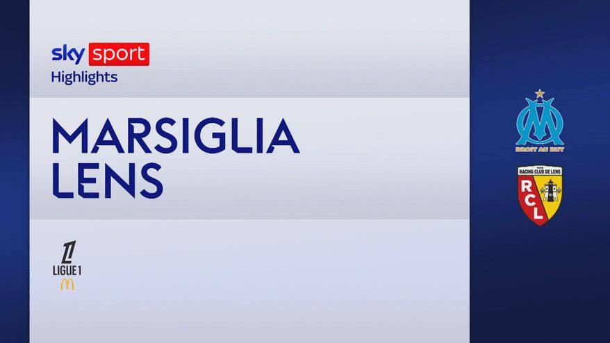 Marsiglia-Lens 3-1: gol e highlights