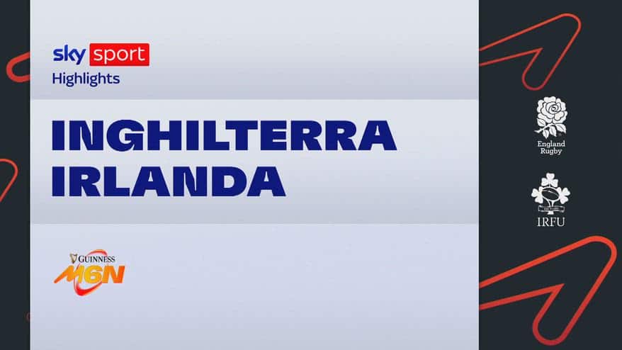 Inghilterra-Irlanda: highlights Sei Nazioni