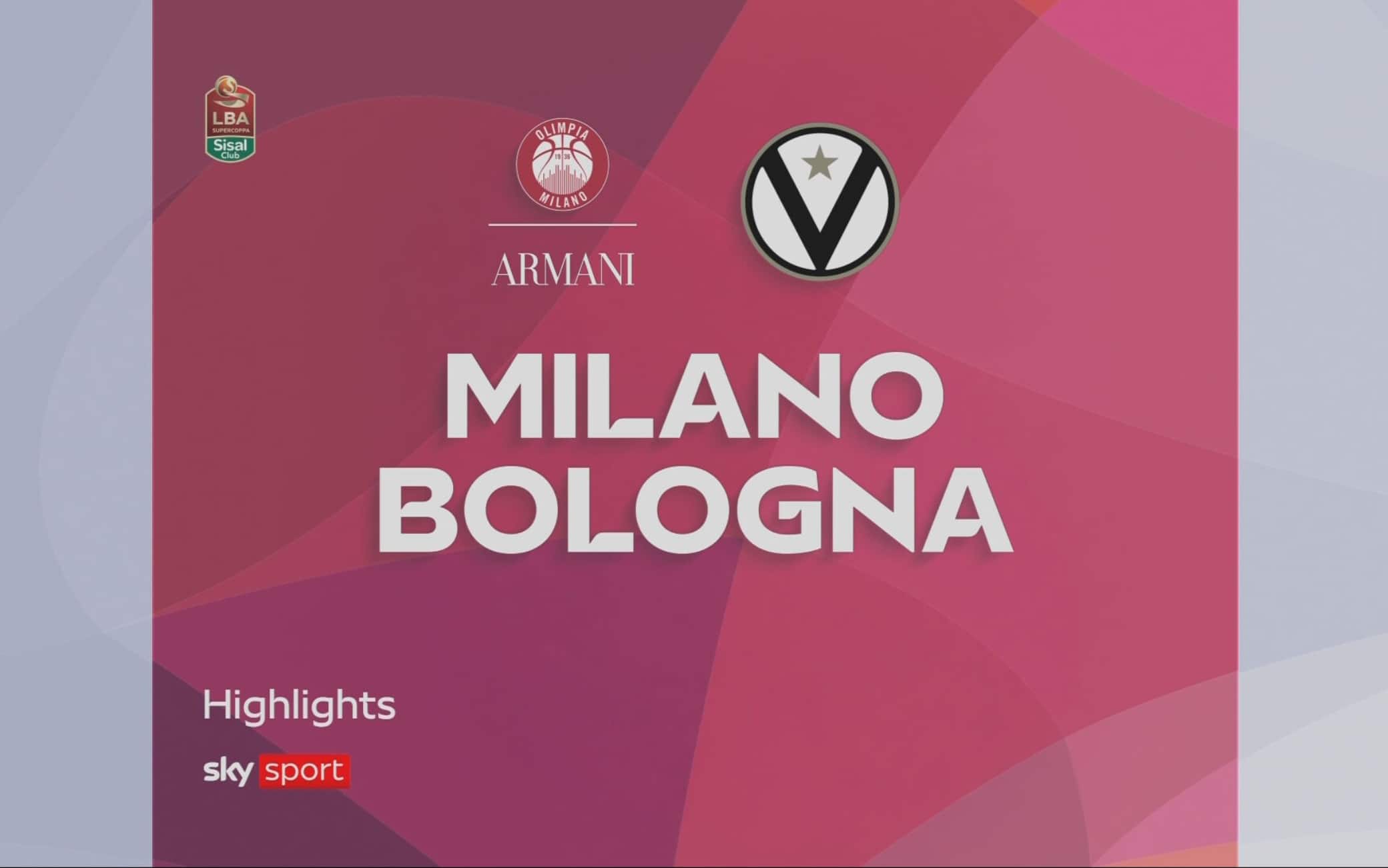 Basket, Olimpia Milano-Virtus Bologna 80-71: highlights Supercoppa LBA