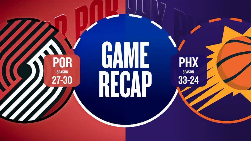 NBA Highlights: Phoenix-Portland 77-92
