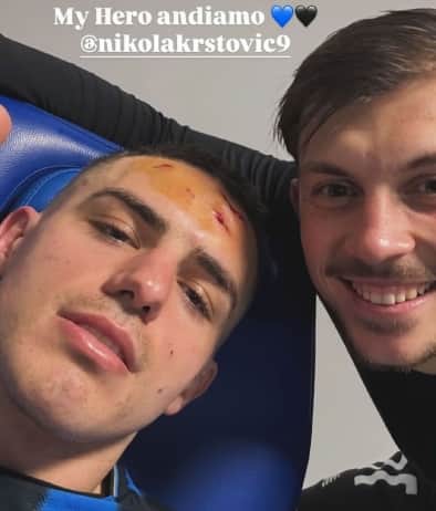 Il post di Samardzic con Krstovic dopo la partita