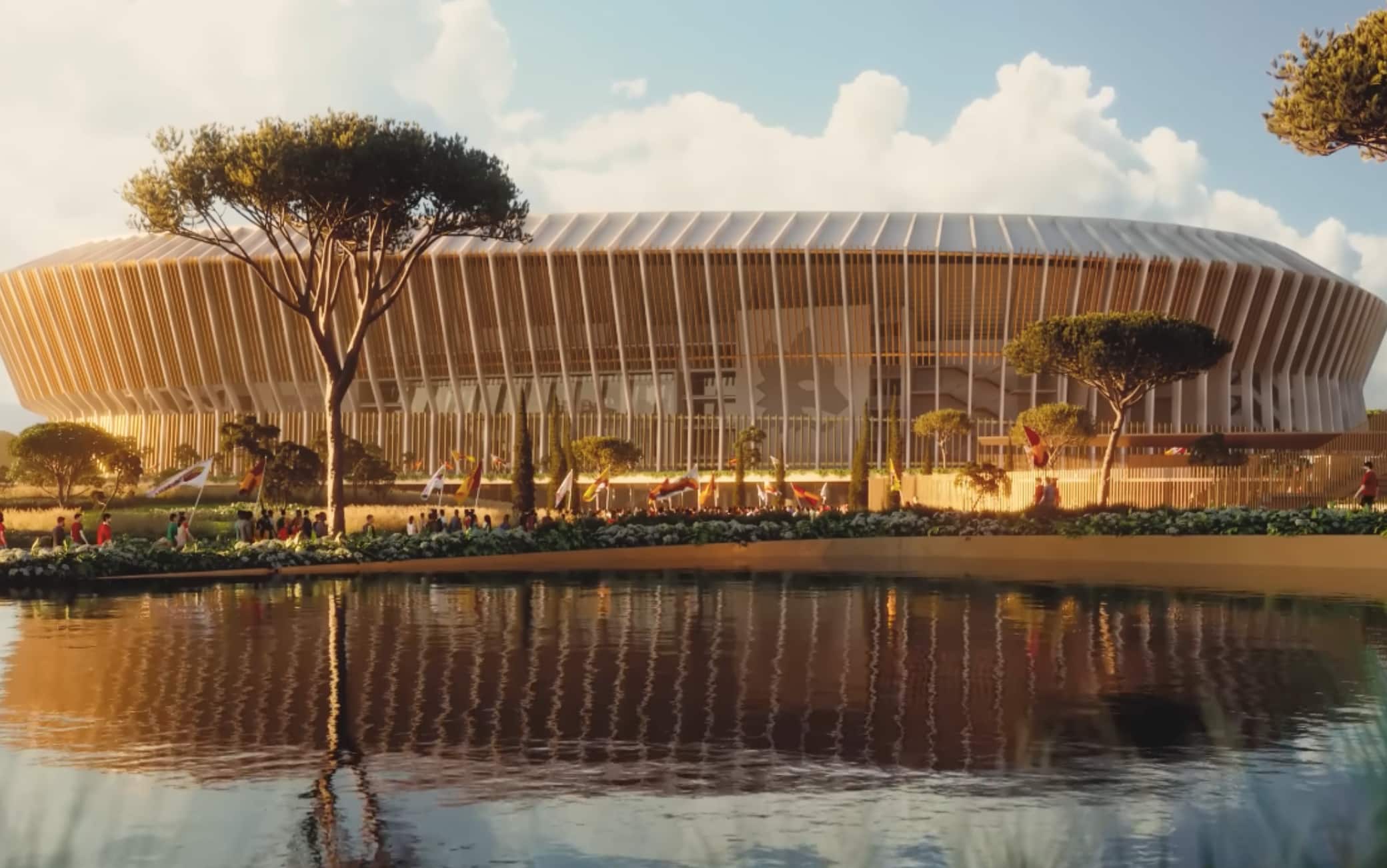 Roma dal Comune l'ok al progetto di fattibilità per il nuovo stadio di Pietralata