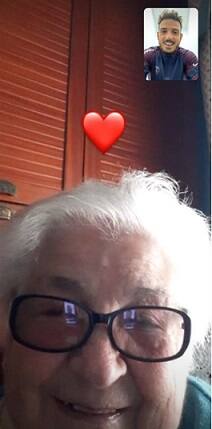 Florenzi e la videochiamata con la nonna