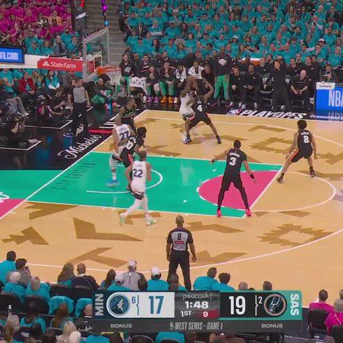 NBA, 18 punti di Anthony Edwards contro San Antonio