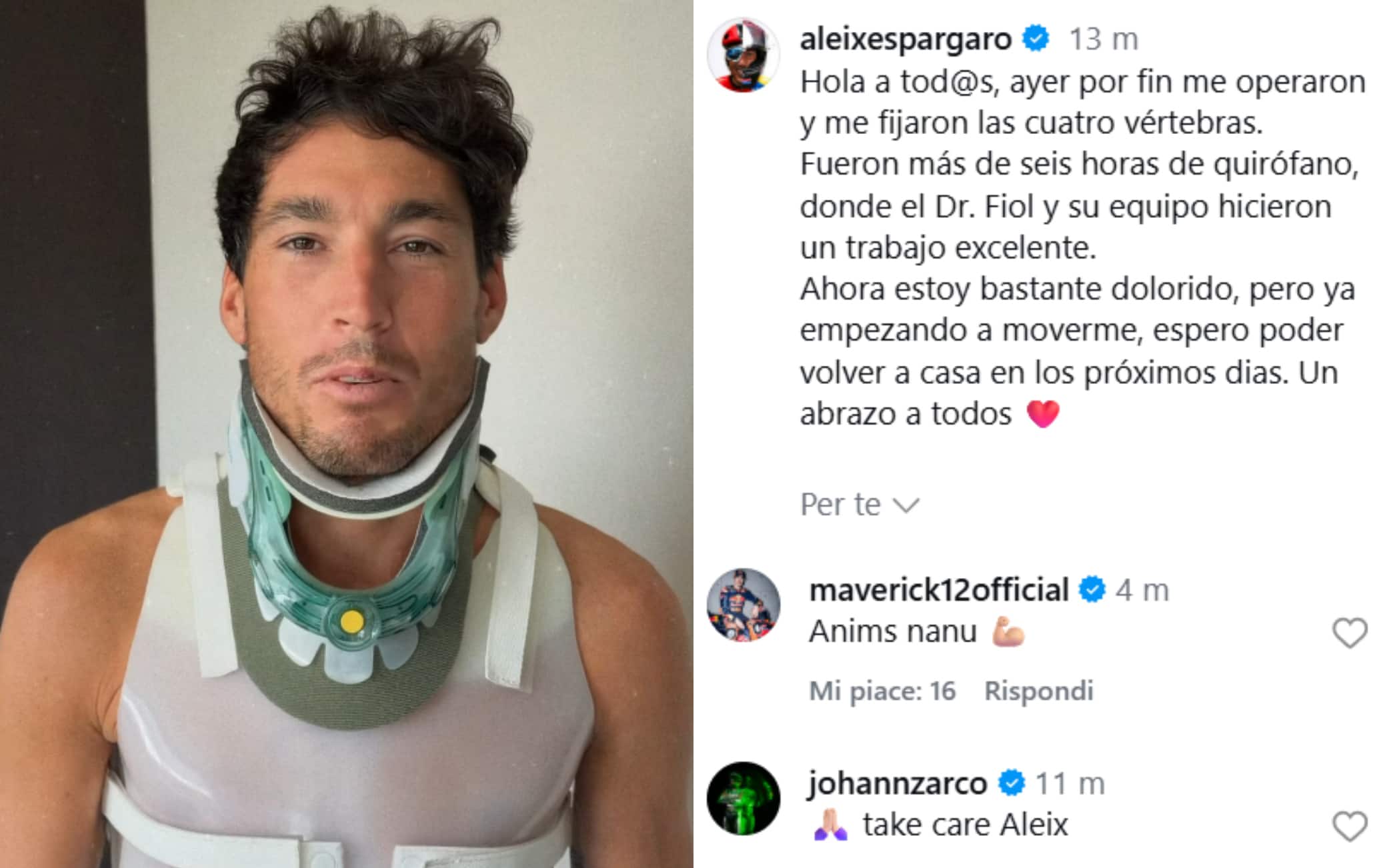 MotoGP, Aleix Espargaro è stato operato dopo l'incidente con la Honda in Malesia: le news