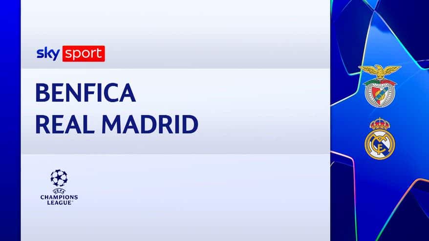 Benfica-Real Madrid 4-2: gol e highlights