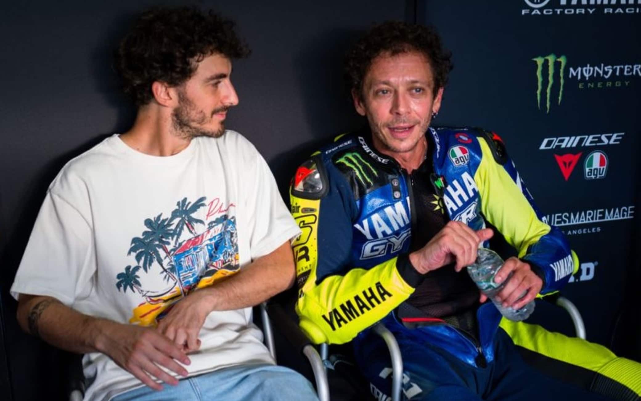 Valentino Rossi e i piloti della VR46 Riders Academy si allenano a Misano. FOTO
