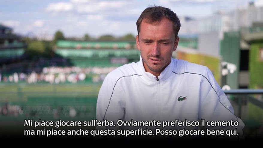 Medvedev: "Mi piace giocare su erba, posso fare bene"