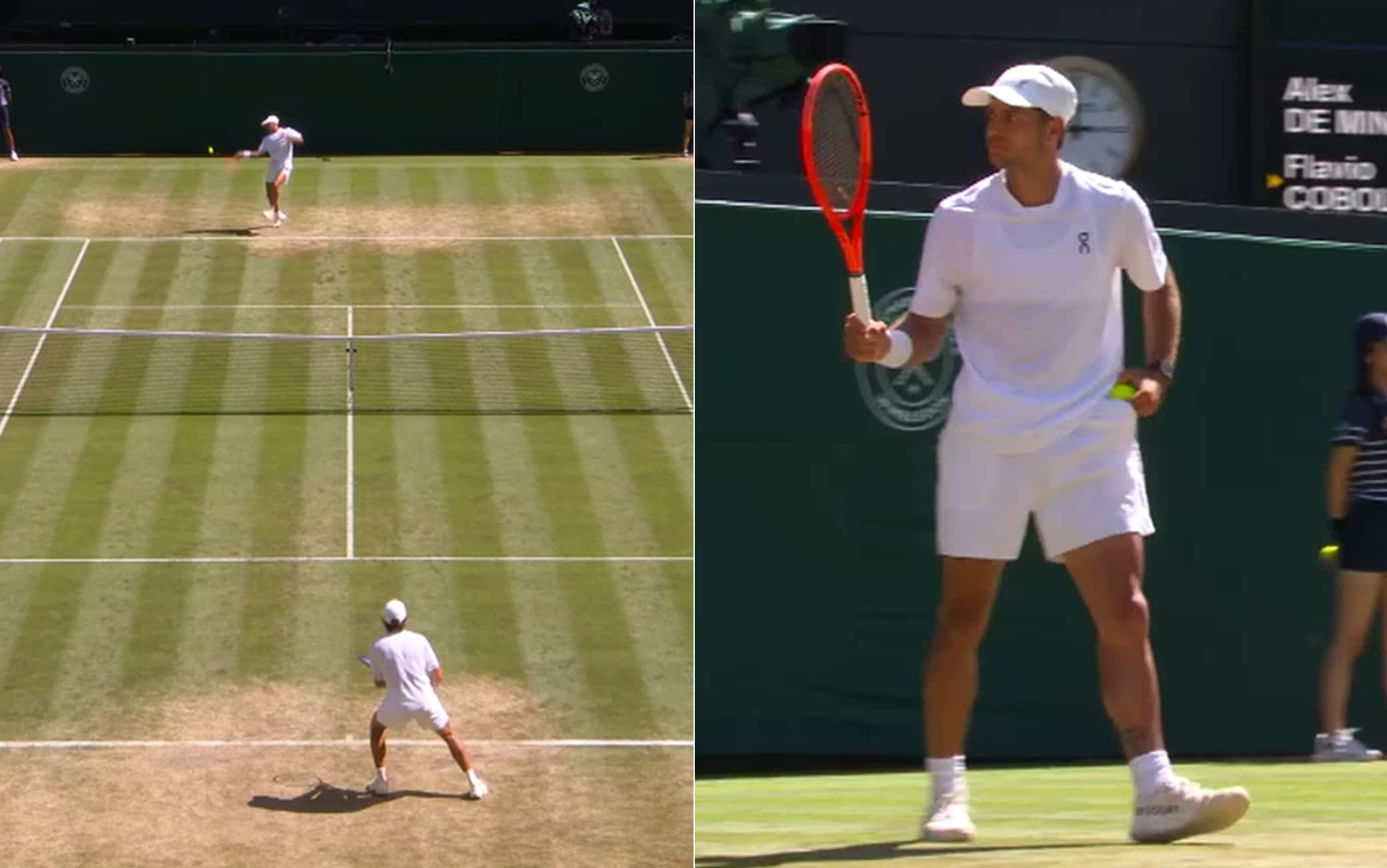 Wimbledon, Cobolli show contro De Minaur: dritto vincente no look! VIDEO
