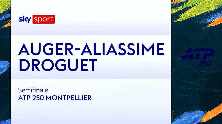 Auger Aliassime-Droguet: highlights Atp 250 Montpellier