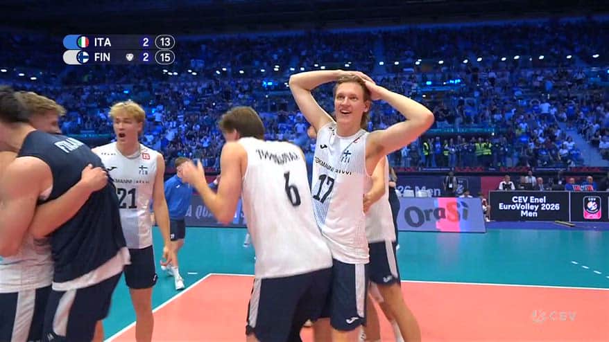 Europei di volley, Italia-Finlandia 2-3: gli highlights
