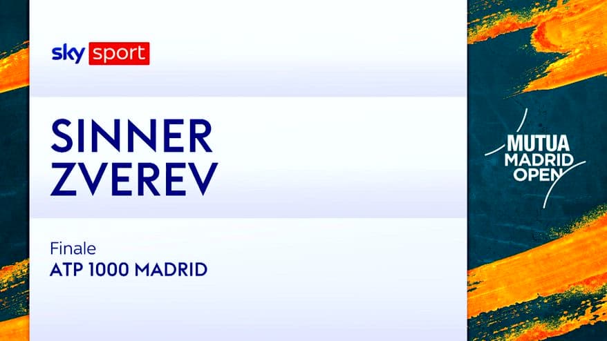 Sinner-Zverev: highlights Atp Madrid. VIDEO
