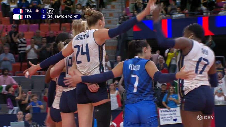 Eurovolley, Italia-Francia 3-1: gli highlights
