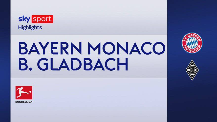 Bayern Monaco-B. Gladbach 4-1: gol e highlights