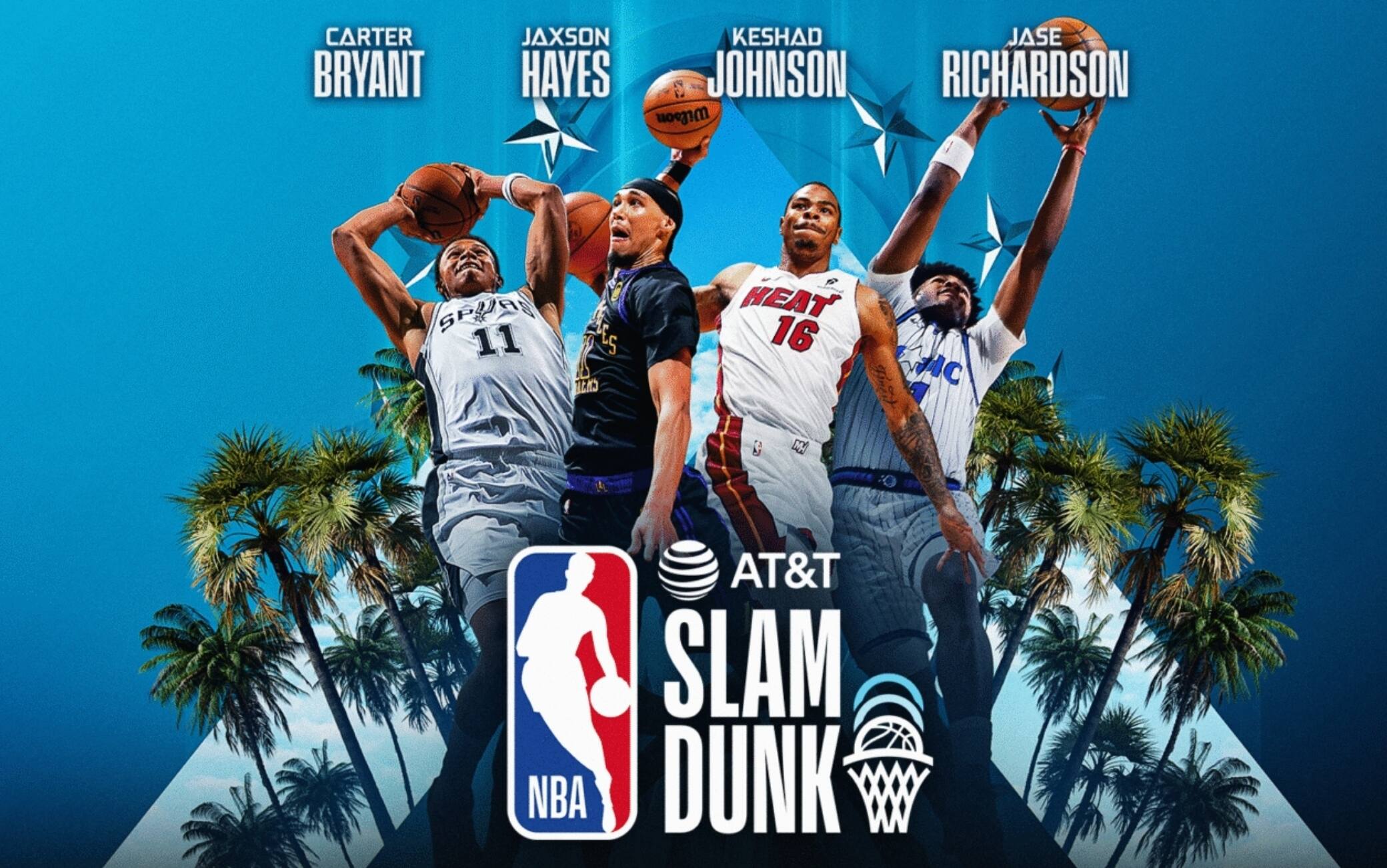 NBA, Hayes, Bryant, Johnson e Richardson: in quattro per la corona dello Slam Dunk Contest