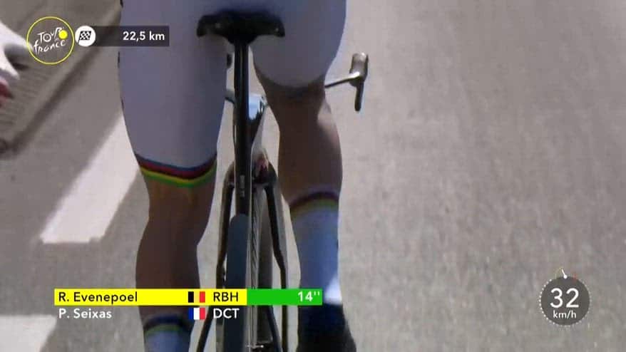 Tour, Evenepoel imbattibile a cronometro