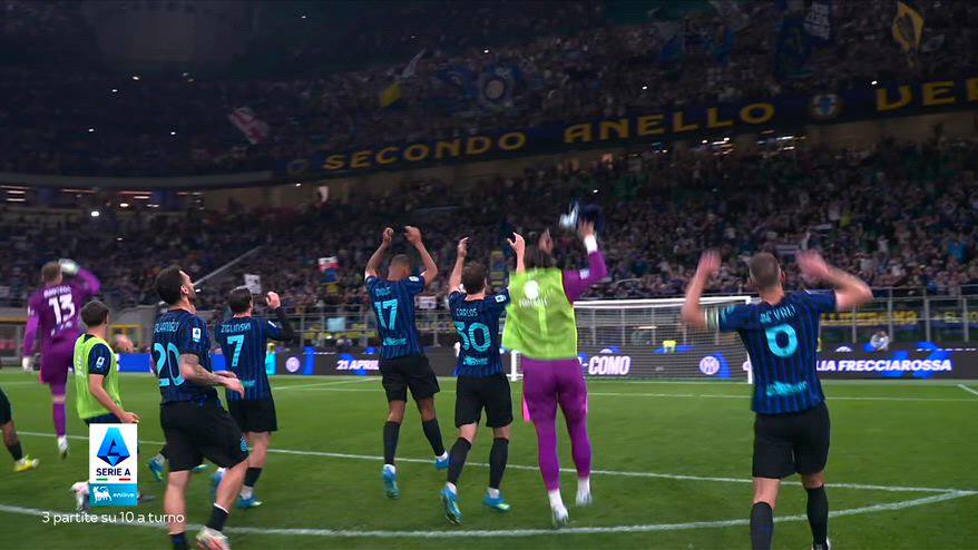 Serie A, 34^ giornata: tre partite live su Sky