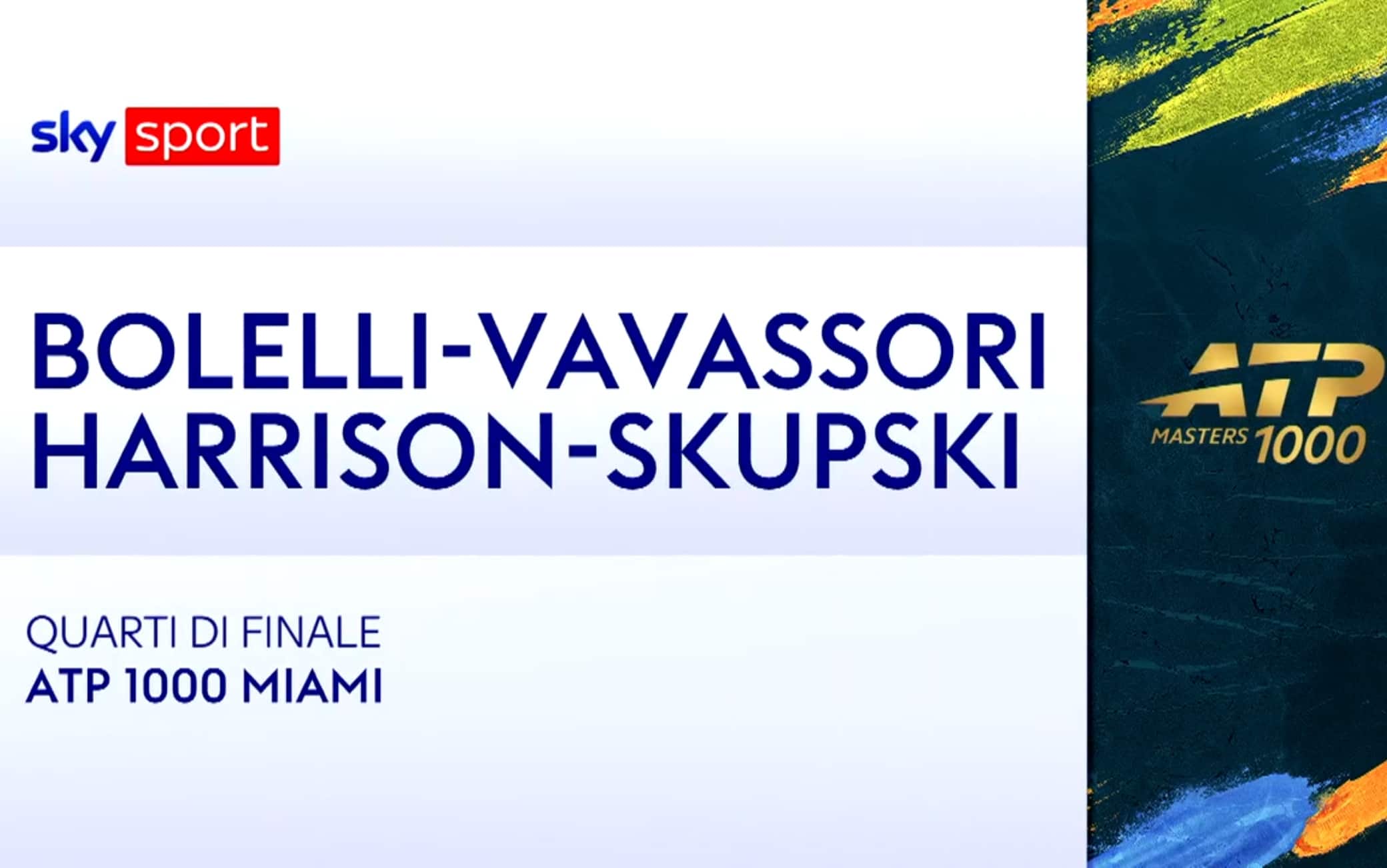 Bolelli/Vavassori-Harrison/Skupski: highlights Atp Miami
