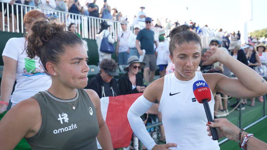 Errani/Paolini: "Non era facile giocare con questo vento"
