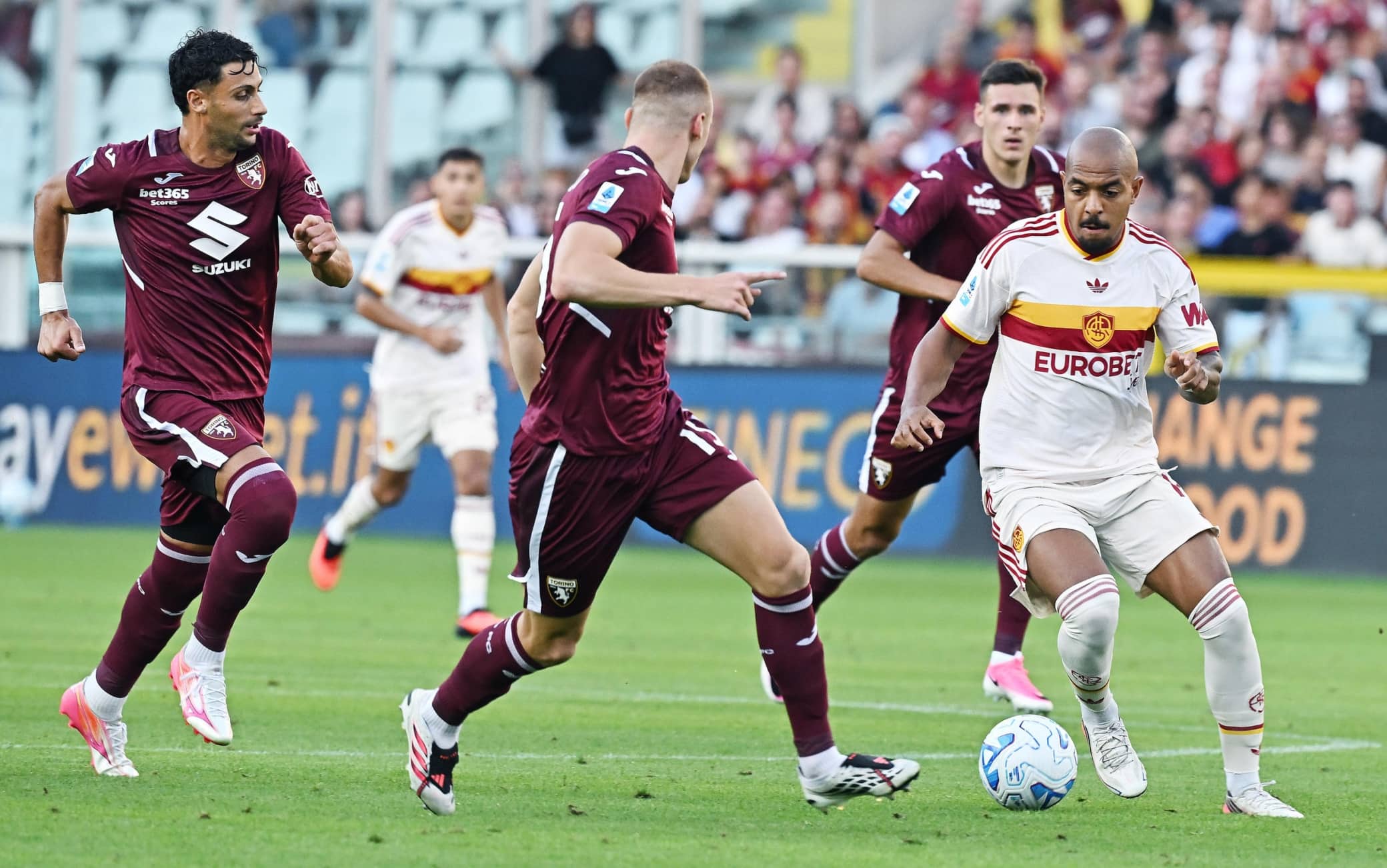 Il primo tempo di Torino-Roma