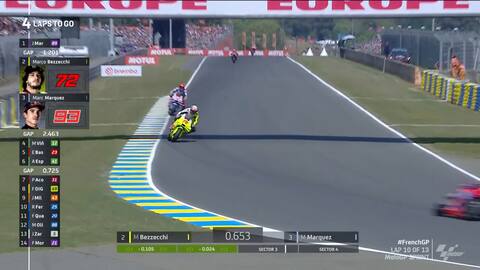 Bezzecchi, caduta nella Sprint Race di Le Mans: 'Ho fatto un piccolo ...