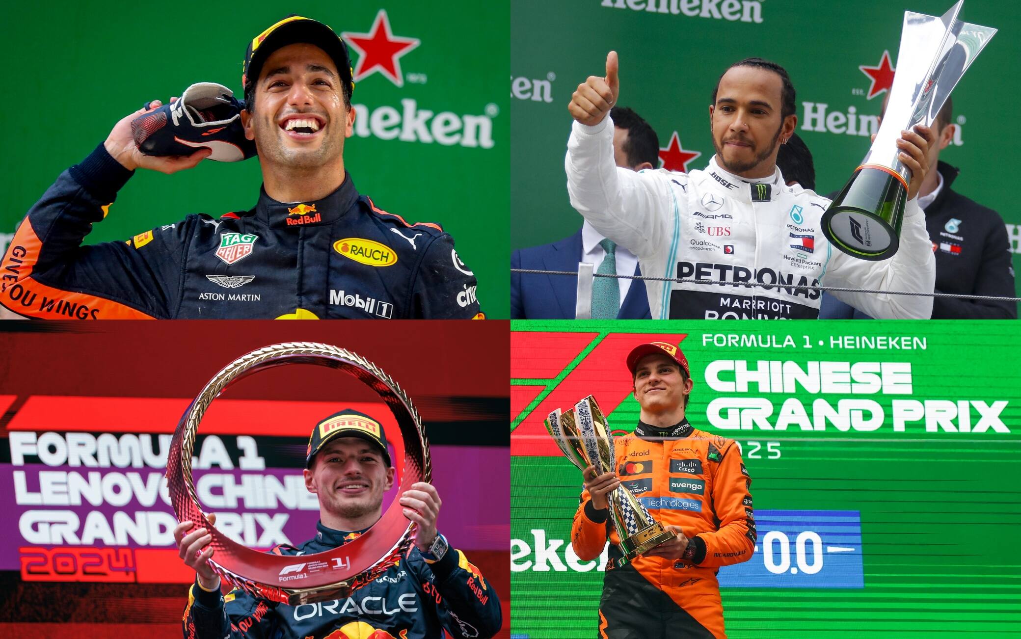 F1, l'imprevedibilità del GP Cina: 4 vincitori diversi nelle ultime 4 edizioni