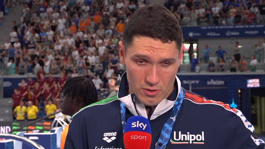 Cerasuolo argento nei 50 rana: "Deluso per l'oro mancato"