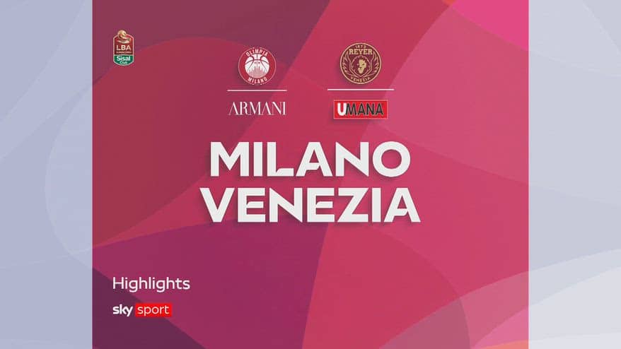 Basket, Milano-Venezia 94-87 OT: highlights Supercoppa LBA