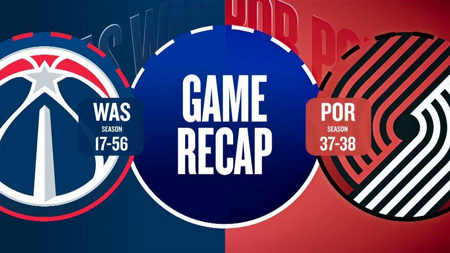 NBA Highlights: Portland-Washington 123-88
