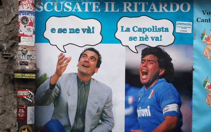 Massimo Troisi e Maradona