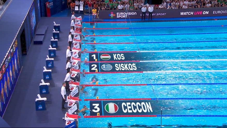 Europei nuoto, Thomas Ceccon bronzo nei 200 dorso