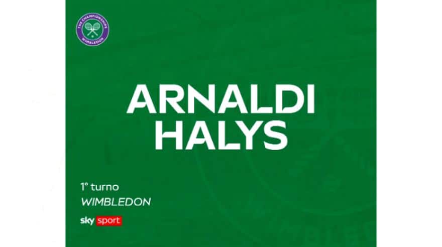 Arnaldi-Halys: highlights Wimbledon. VIDEO