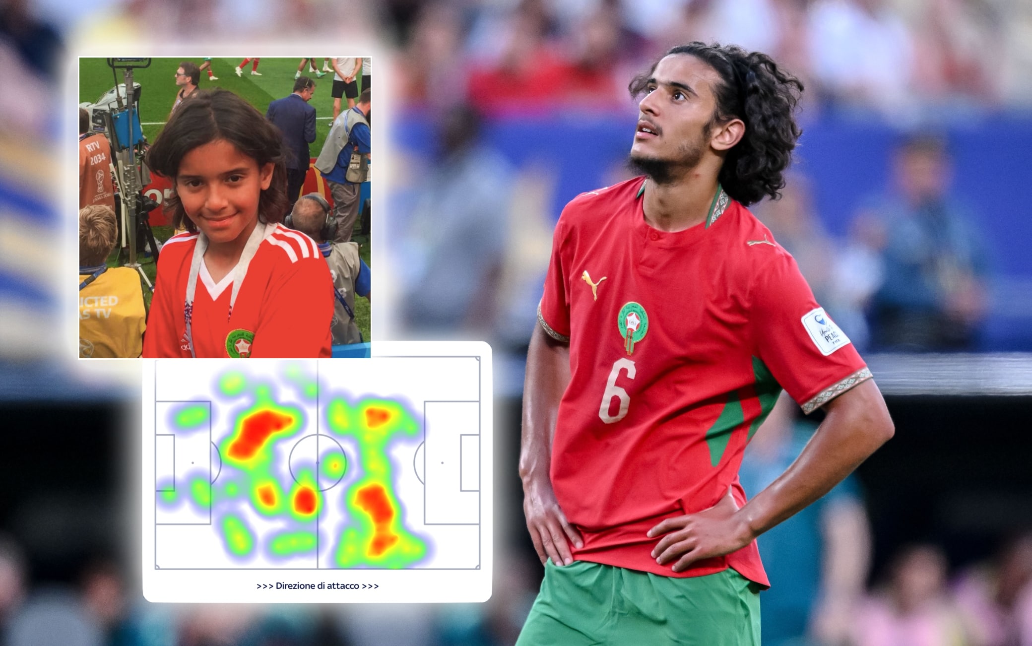 Da baby tifoso a dominatore col Brasile: chi è il talento marocchino Bouaddi