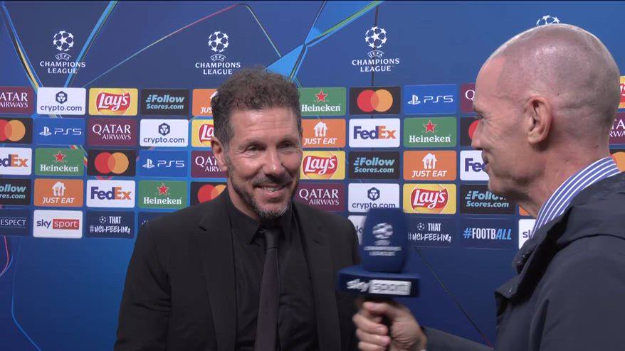 Simeone: "Bene il 2-0 ma al ritorno vietato rilassarsi"
