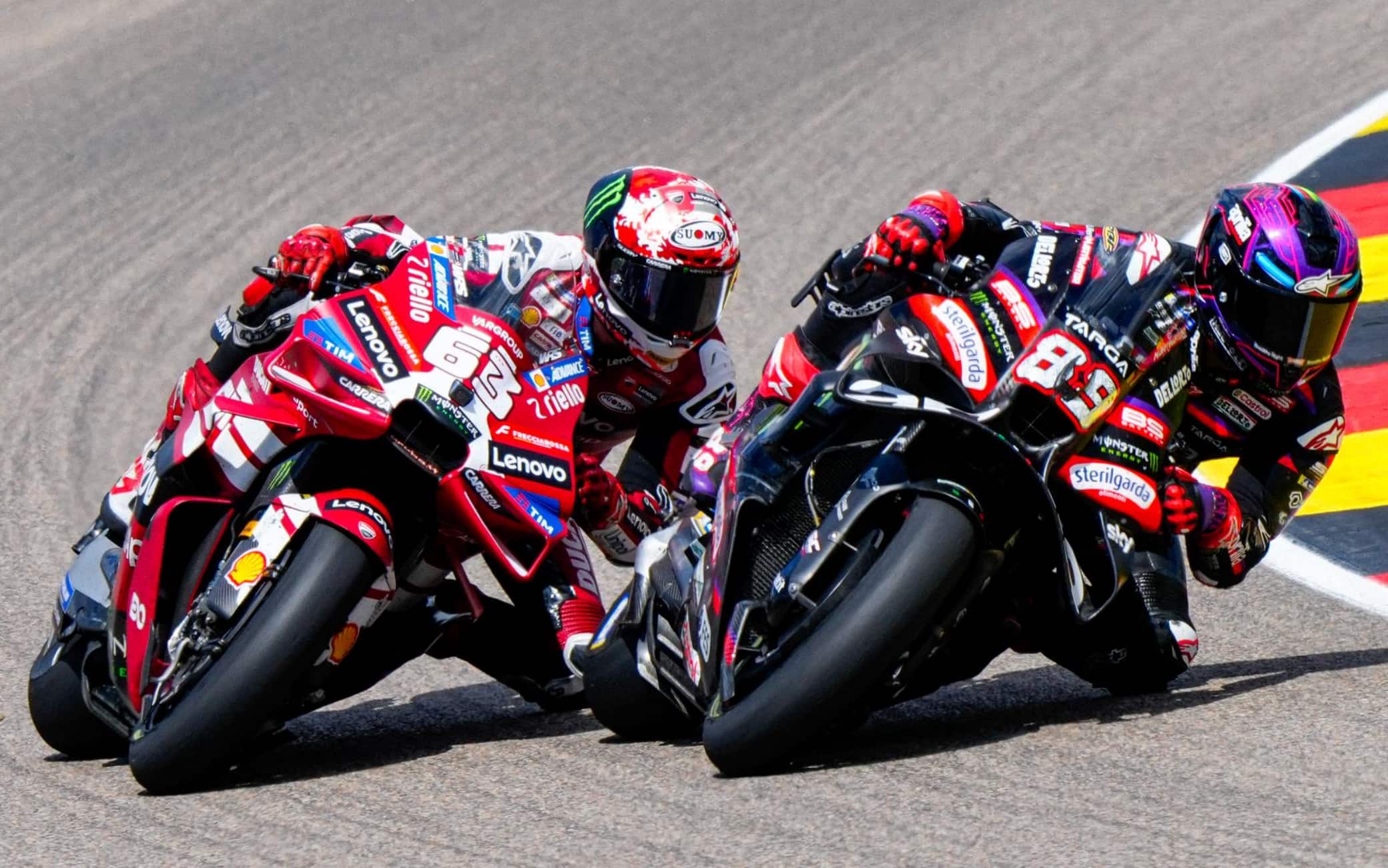 Jorge Martin 5° in Germania: "Il duello in gara con Bagnaia mi ha ricordato il 2024"