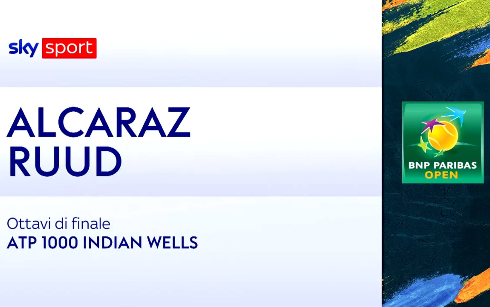 Alcaraz-Ruud: highlights Atp Indian Wells