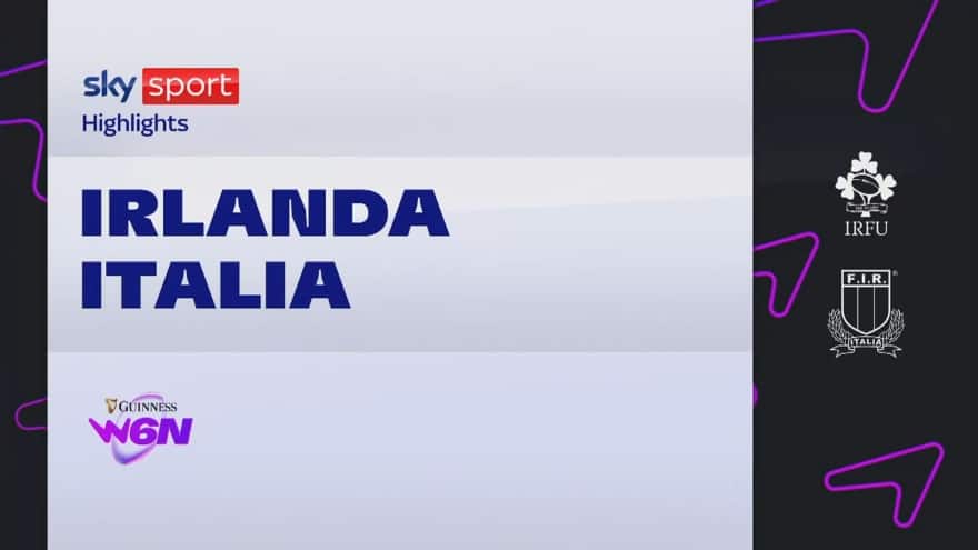 Sei Nazioni femminile, Irlanda-Italia 57-20: highlights