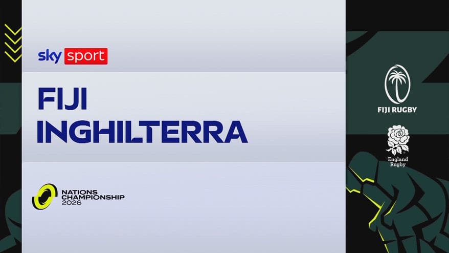 Fiji Inghilterra: highlights Rugby Nations Championship