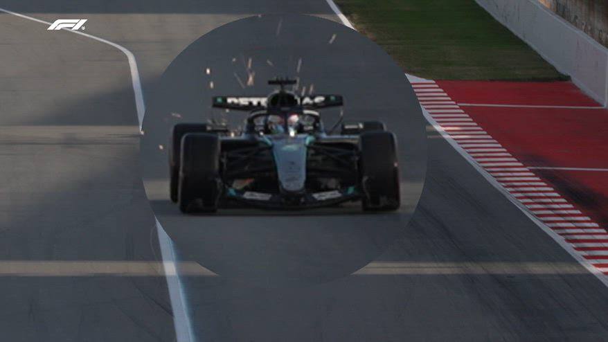Maercedes, Antonelli in azione nello shakedown di Barcellona